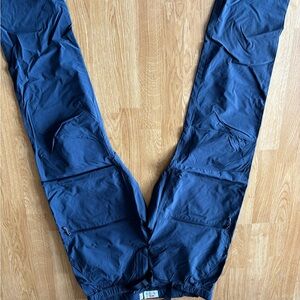 Fjallraven Blue Cargo Pants with Articulated Knees